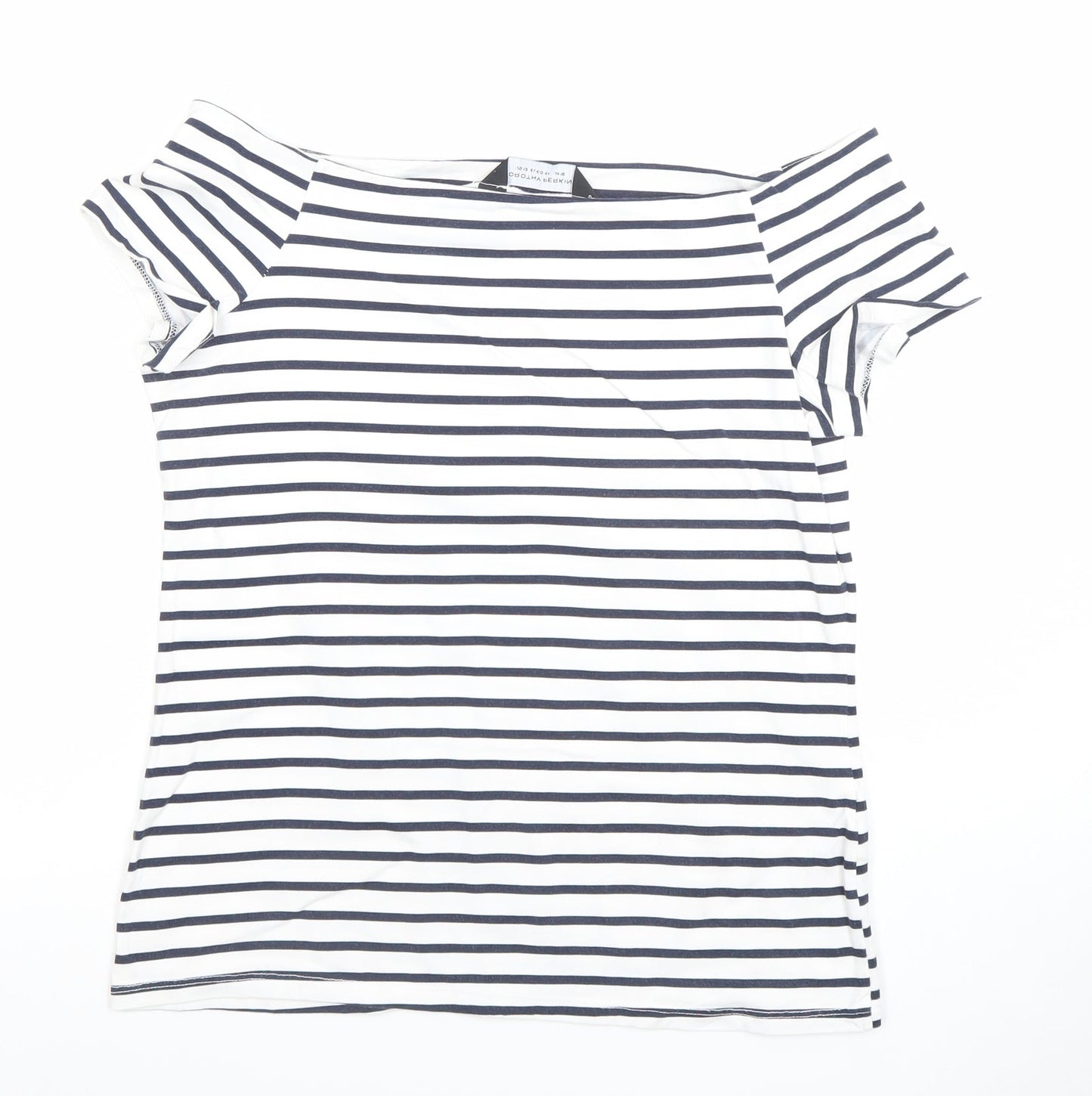 Womens UK Size 16 Dorothy Perkins White Basic T-Shirt