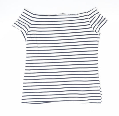 Womens UK Size 16 Dorothy Perkins White Basic T-Shirt