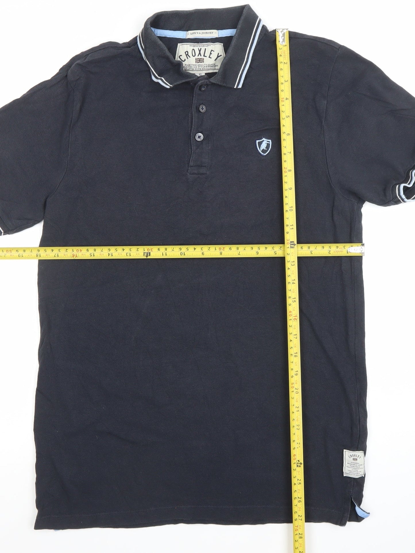 Mens UK Size S Croxley 100% Cotton Polo Shirt
