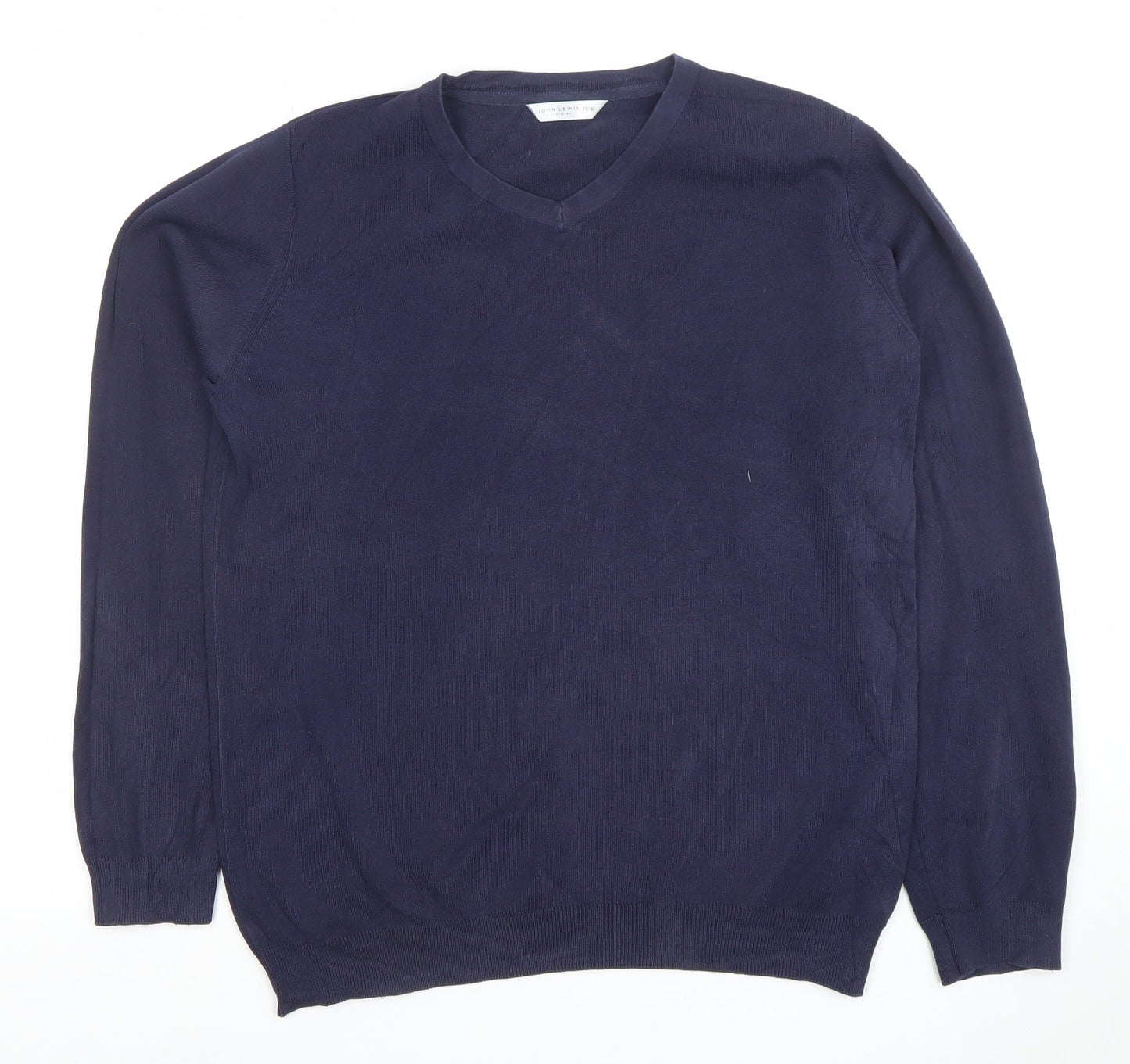 Boys UK Size 15-16 Years John Lewis Blue Pullover Jumper