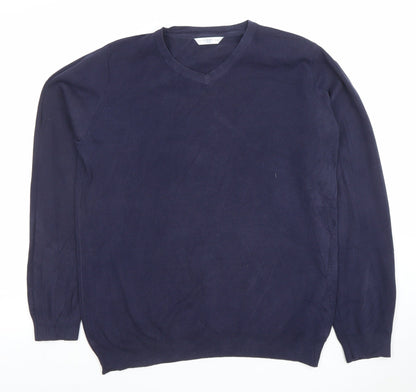 Boys UK Size 15-16 Years John Lewis Blue Pullover Jumper