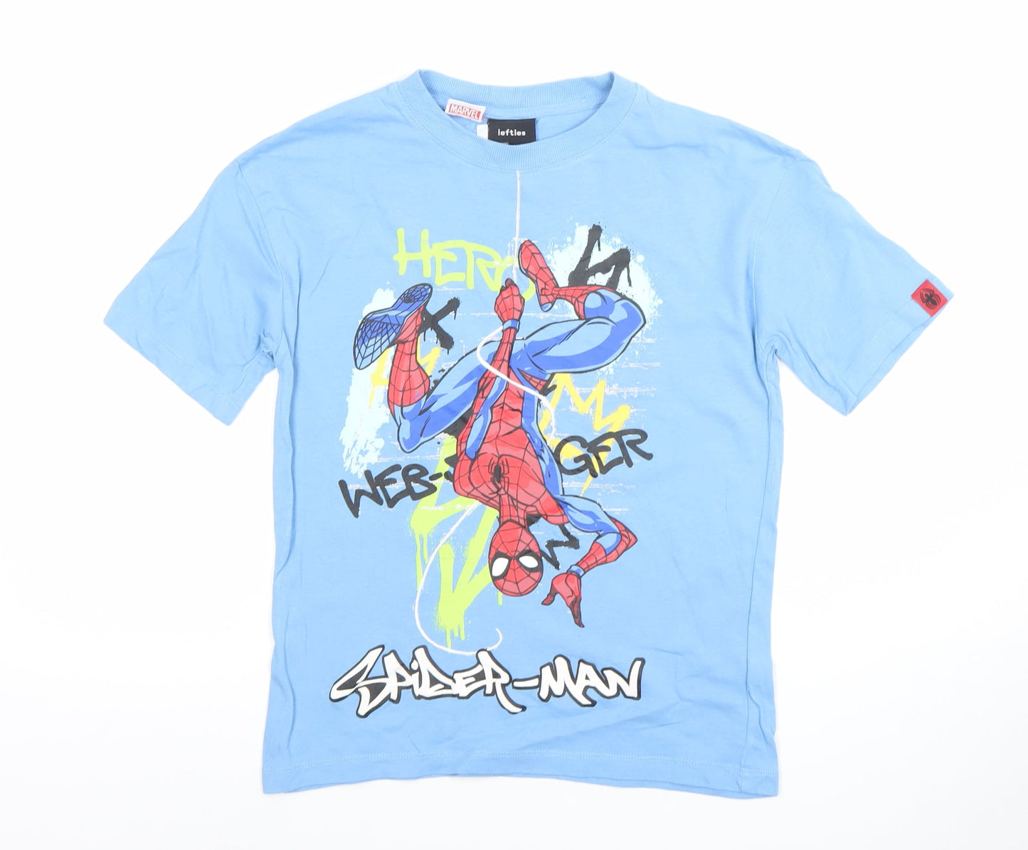 Boys UK Size 9-10 Years Lefties Blue Basic T-Shirt