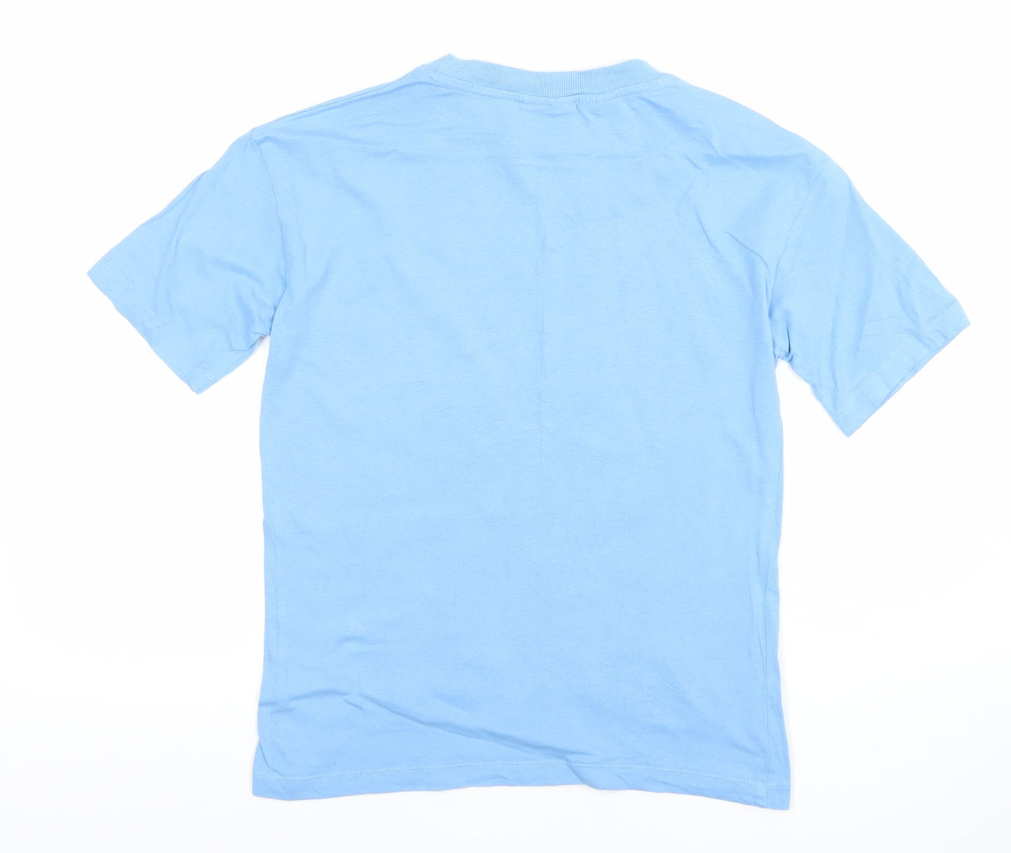 Boys UK Size 9-10 Years Lefties Blue Basic T-Shirt