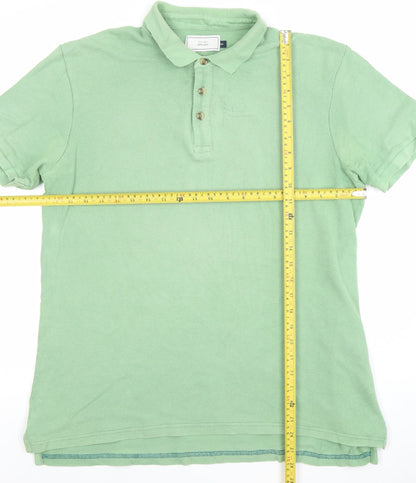 Mens UK Size M John Lewis Cotton Polo Shirt