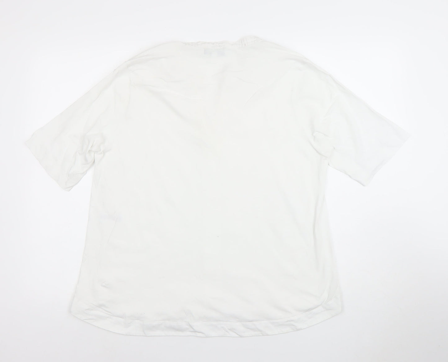 Womens UK Size L Carolyn Donnelly The Edit White Basic Blouse