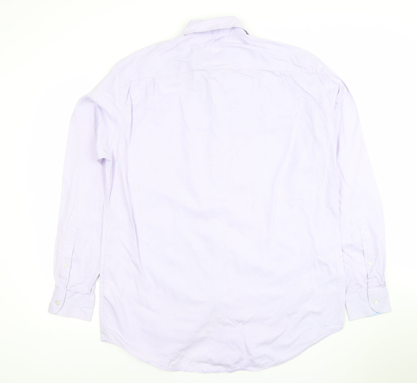 Mens UK Collar Size 16.5 Jaeger Smart Purple  Dress Shirt