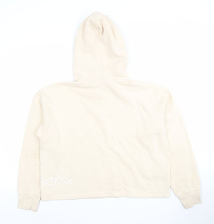 Womens UK Size M Champion Beige Pullover Hoodie
