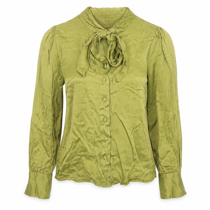 Womens UK Size 6 RESERVED Green Basic Blouse