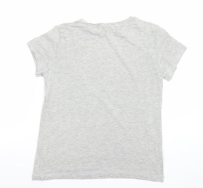 Boys UK Size 10-11 Years Jurassic World Grey Basic T-Shirt
