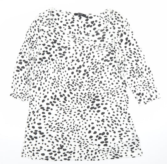 Womens UK Size 16 Joules White Basic T-Shirt
