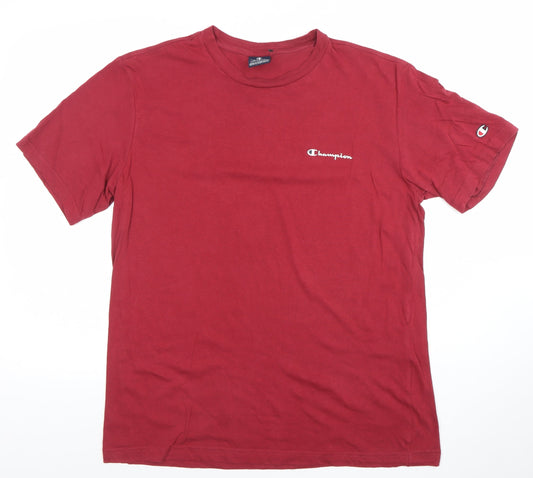 Mens UK Size L Champion Red  T-Shirt
