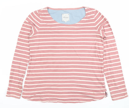 Womens UK Size 12 Mistral Pink Basic T-Shirt