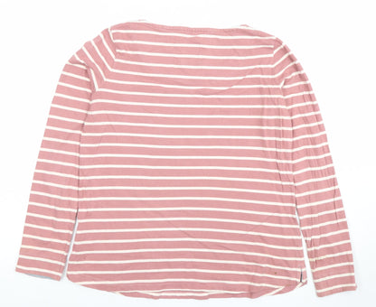 Womens UK Size 12 Mistral Pink Basic T-Shirt