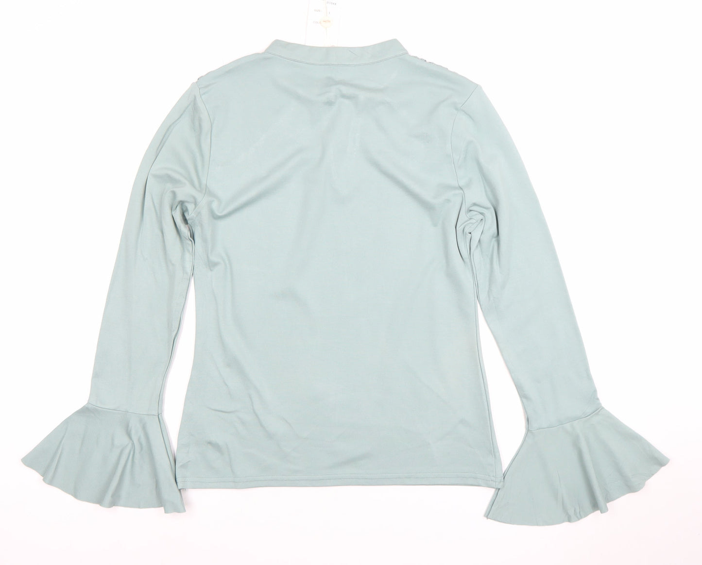 Womens UK Size L Lulumary Green Tunic Blouse