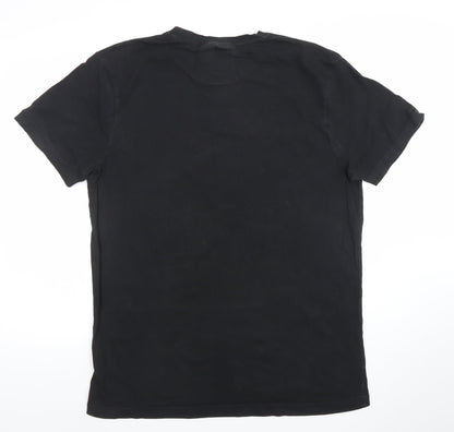 Slazenger Banger Men's Black L Graphic Sports T-Shirt