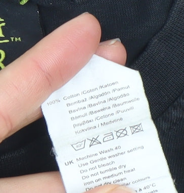 Slazenger Banger Men's Black L Graphic Sports T-Shirt