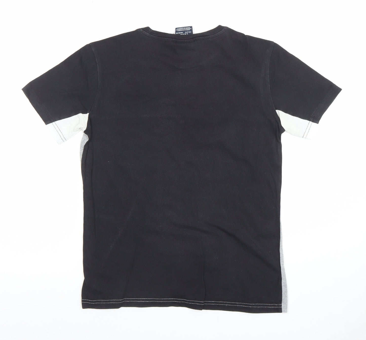 Boys UK Size L Champion Black Basic T-Shirt