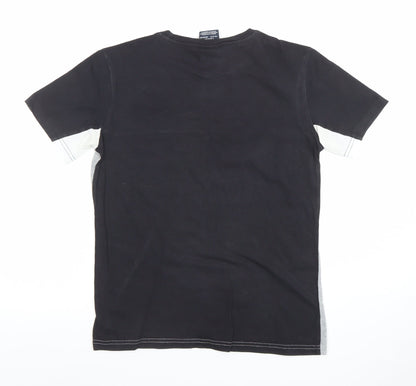 Boys UK Size L Champion Black Basic T-Shirt