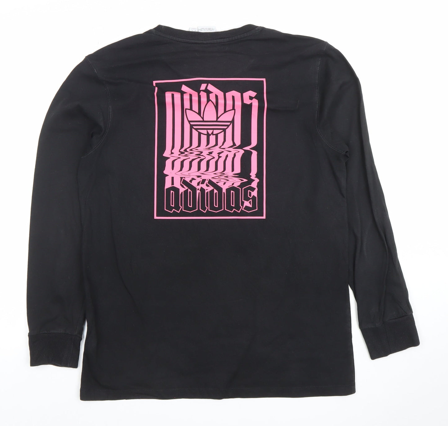 Womens UK Size 8 adidas Black Pullover Sweatshirt