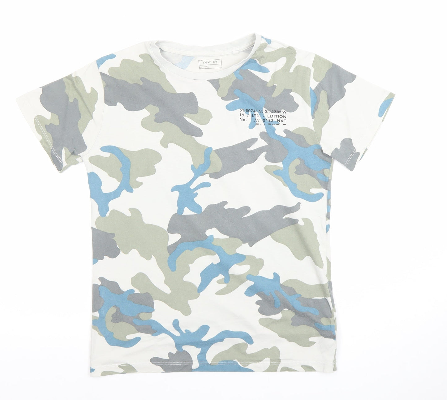 Boys UK Size 11 Years NEXT Multicoloured Basic T-Shirt