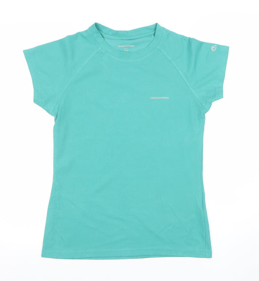Craghoppers Womens Green Short Sleeve Quick Dry T-Shirt UK 10
