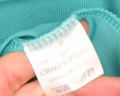 Craghoppers Womens Green Short Sleeve Quick Dry T-Shirt UK 10