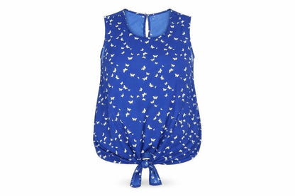 Womens UK Size 16 Paco Boutique Blue Basic Blouse