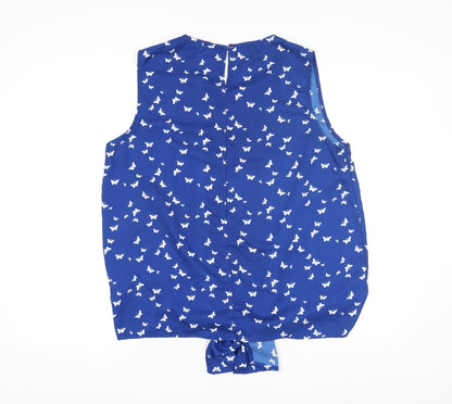 Womens UK Size 16 Paco Boutique Blue Basic Blouse