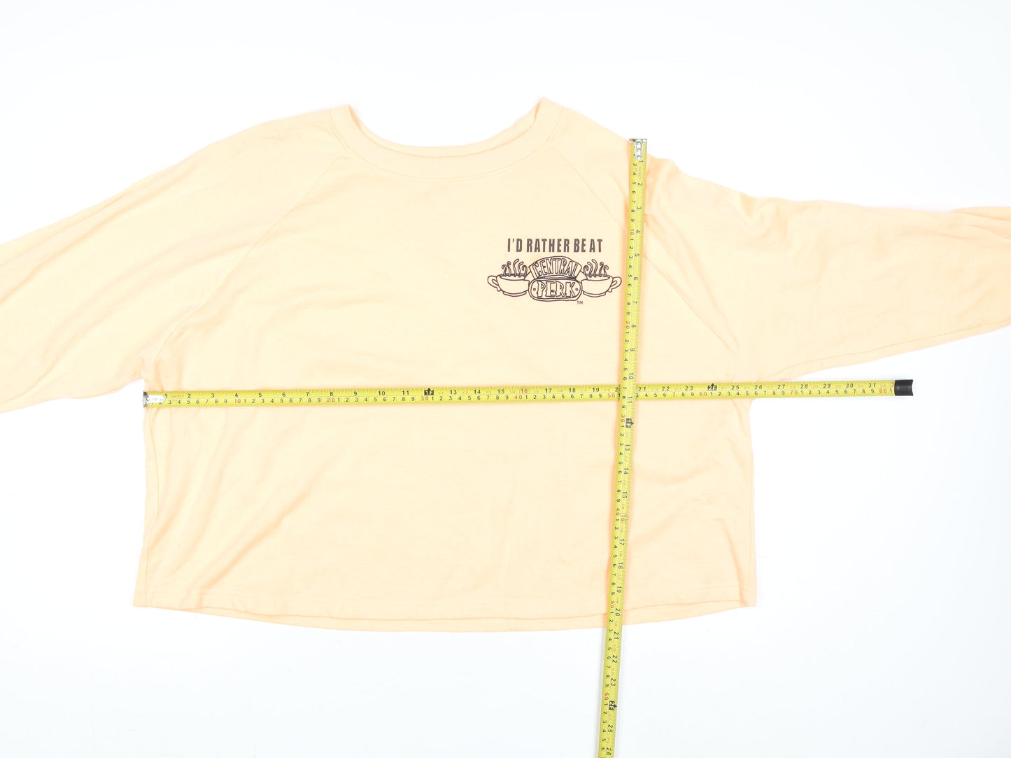 Womens UK Size L FRIENDS Beige Pullover Sweatshirt