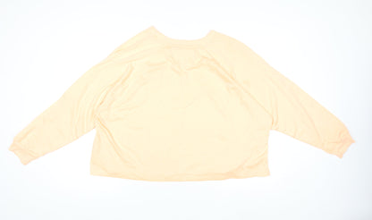 Womens UK Size L FRIENDS Beige Pullover Sweatshirt