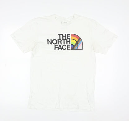 The North Face Men's White Small Logo Graphic T-Shirt