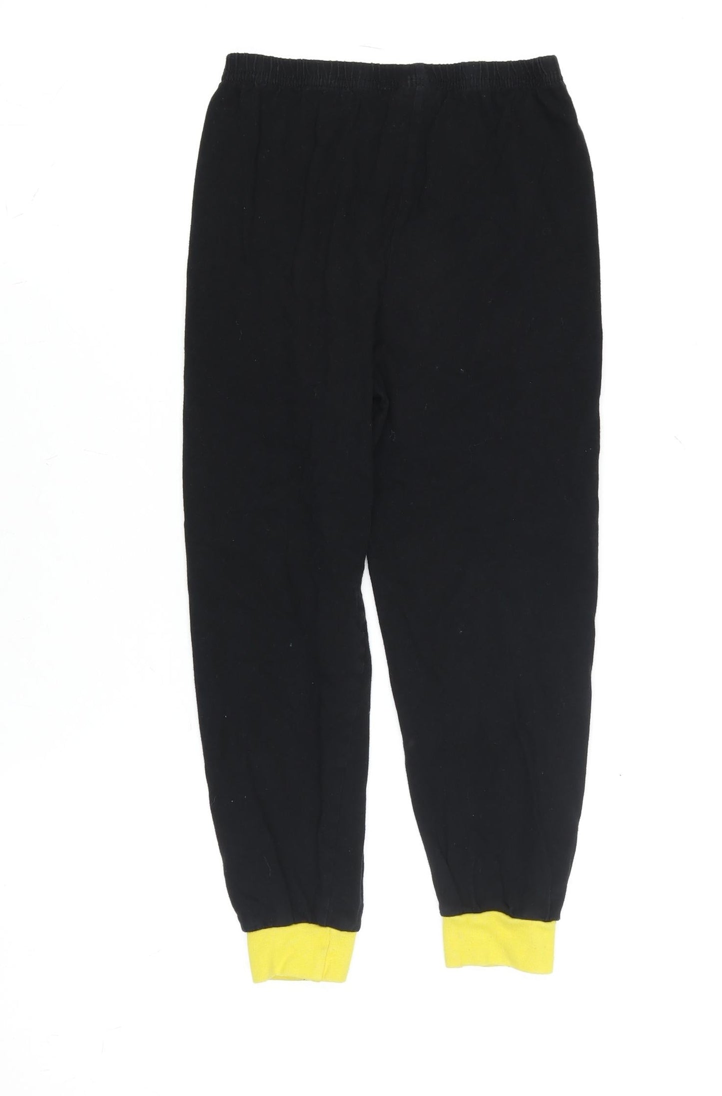 Boys UK Size 7-8 Years Character.com Regular Fit Jogger Black Trousers