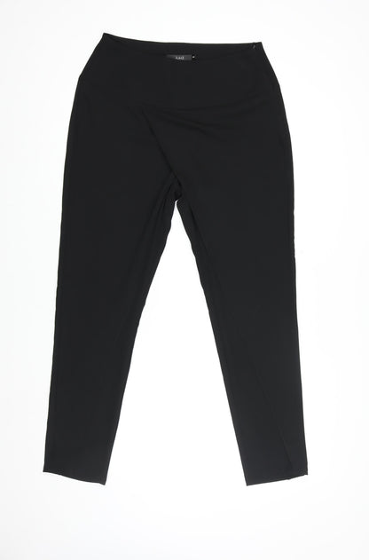 Womens UK Size M ÂME Slim Fit Leggings Black Trousers