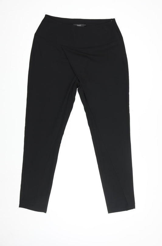 Womens UK Size M ÂME Slim Fit Leggings Black Trousers