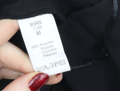 Womens UK Size M ÂME Slim Fit Leggings Black Trousers