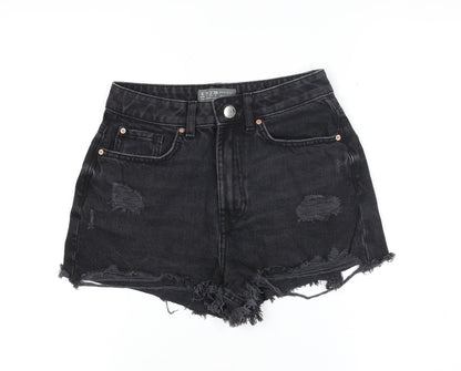 Womens UK Size 6 Primark Regular Fit Cut-Off Shorts