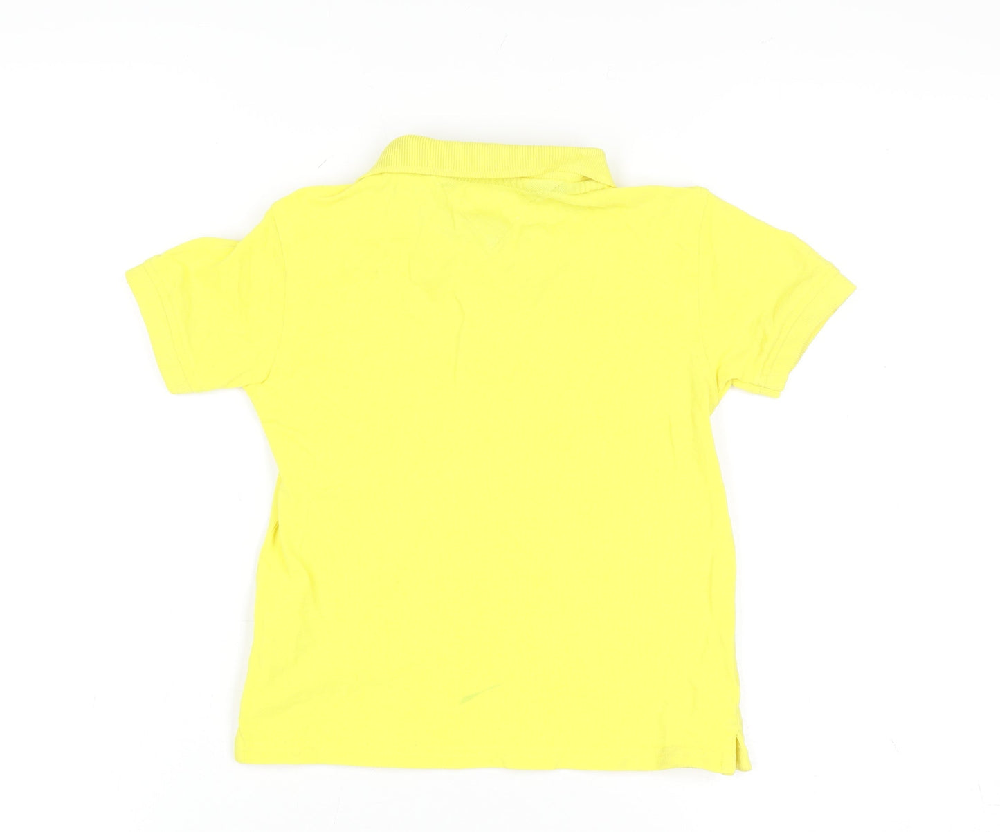 Teens UK Size 4 Tommy Hilfiger Yellow Basic Polo