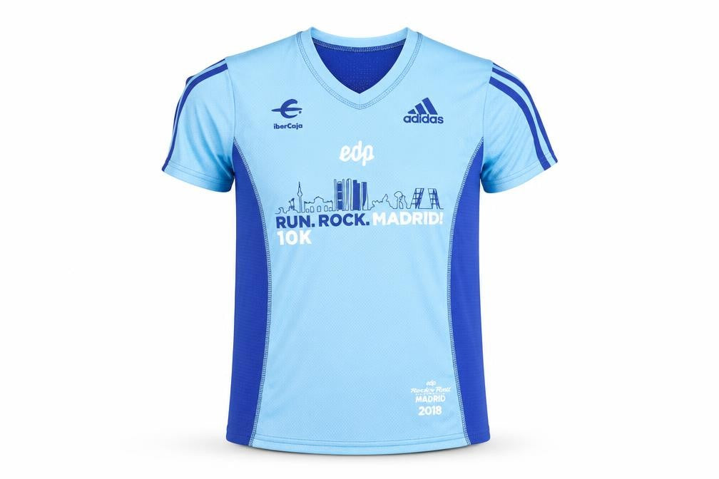Mens UK Size S adidas Blue Running & Jogging T-Shirt