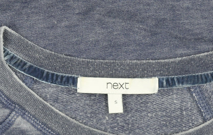 Womens UK Size S NEXT Blue Pullover Sweatshirt