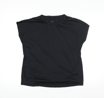 Workout Men’s Black Athletic Fit Gym T-Shirt Size S