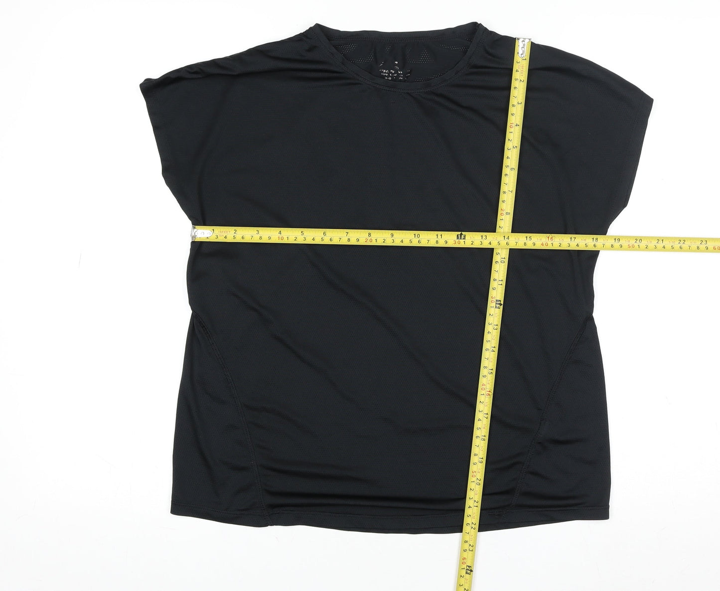 Workout Men’s Black Athletic Fit Gym T-Shirt Size S