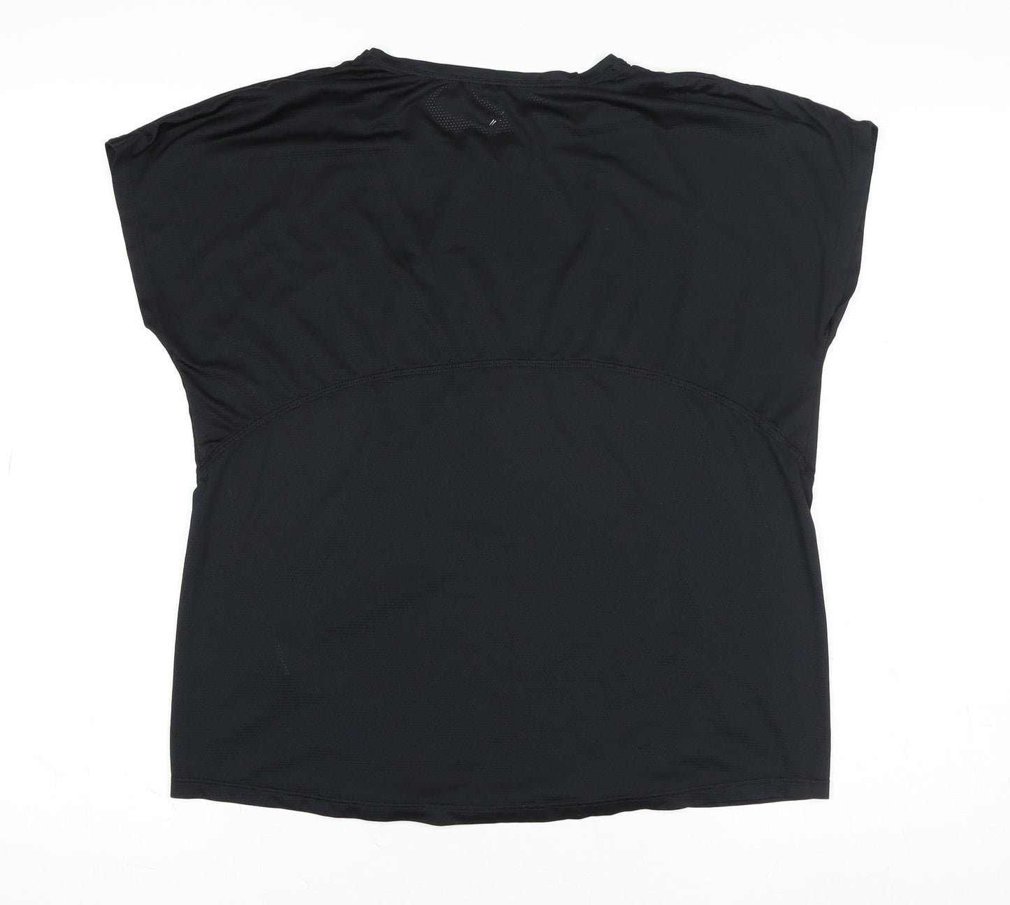 Workout Men’s Black Athletic Fit Gym T-Shirt Size S