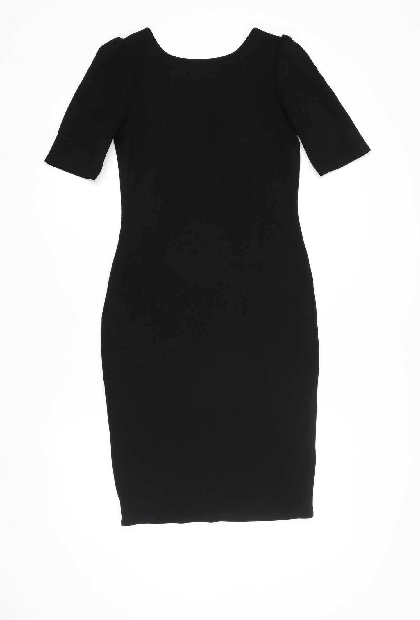 Dorothy Perkins Women’s Black Bodycon Knee Length Dress Size 8