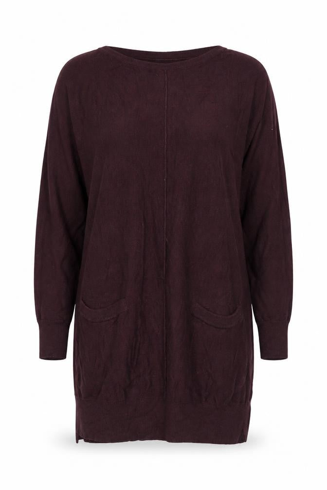 Womens UK Size 12 Dunnes Brown Tunic Blouse