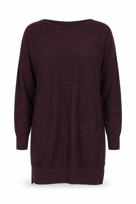 Womens UK Size 12 Dunnes Brown Tunic Blouse
