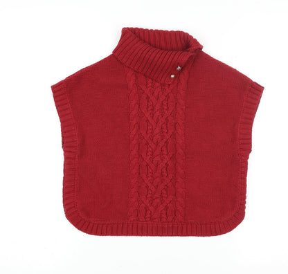 Womens UK Size S Nula Bug Red Cape Jumper