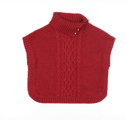 Womens UK Size S Nula Bug Red Cape Jumper