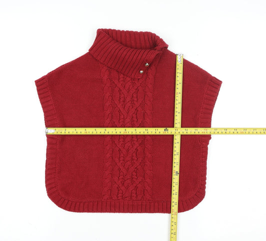 Womens UK Size S Nula Bug Red Cape Jumper