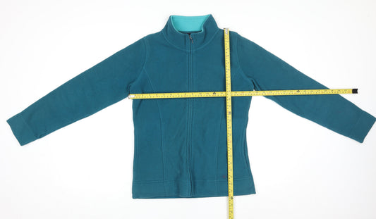 Womens UK Size 10-12 ISLE Essentials Blue Basic Jacket