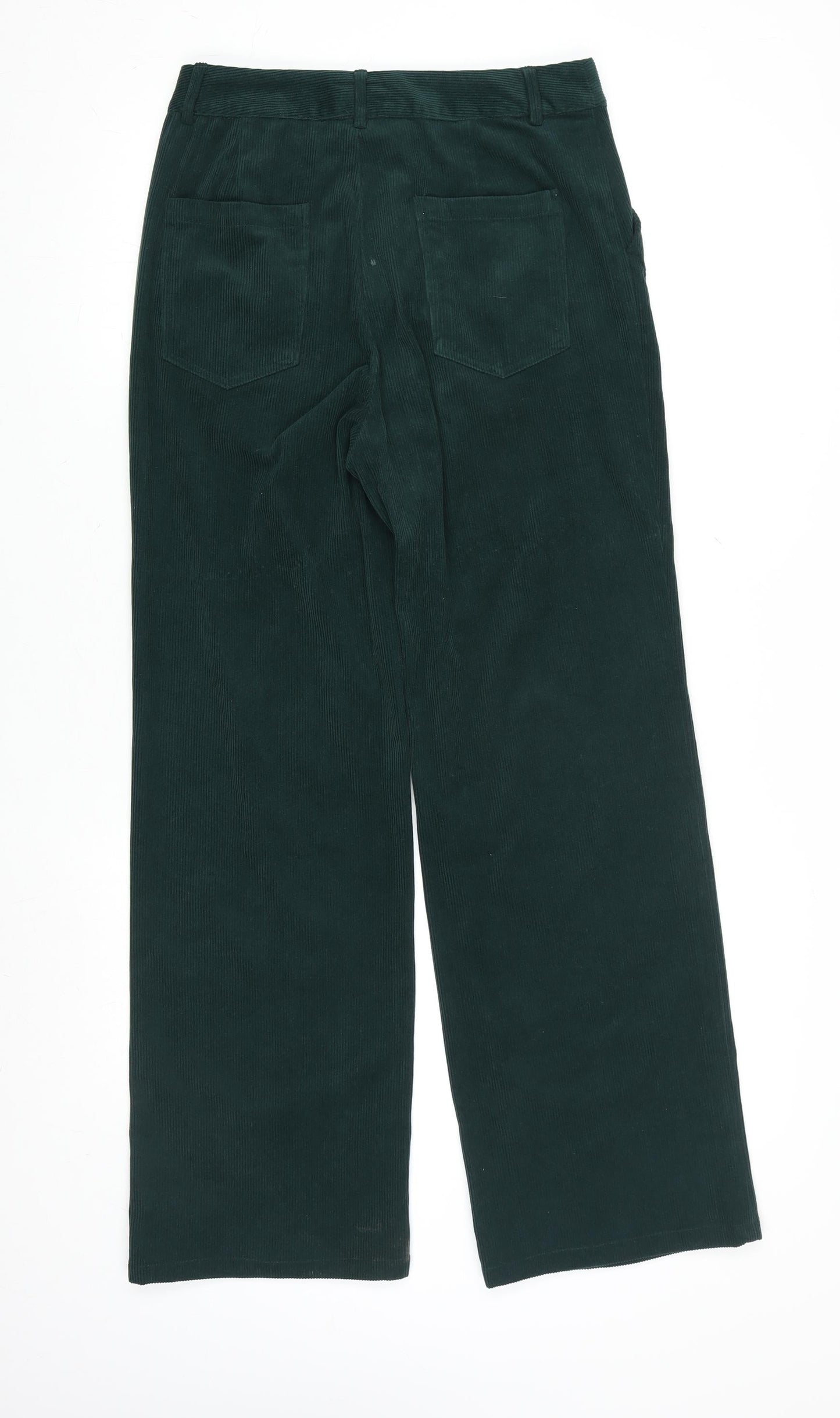 Cider Unisex Green Corduroy Straight Leg Trousers Size S